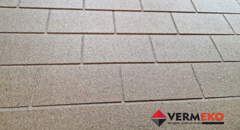 Vermiculite Insulation Board 500 x 300 x 20 mm – “Brick” Pattern